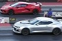 Corvette C8 Stingray Races Chevy Camaro ZL1, Loser Gets Absolutely Destroyed