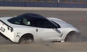 Corvette Crash Compilation Proves That Money Does Not Necessarily Buy Talent