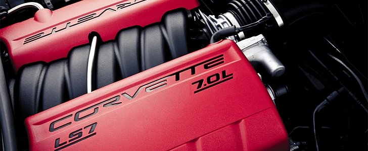 Chevrolet Corvette LS7 V8 engine