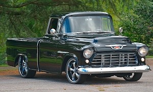 Corvette-Powered 1955 Chevrolet Cameo Is a $55K Task Force Special
