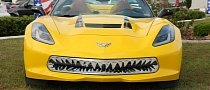 Corvette Stingray Receives Shark Tooth Metal Grille Insert