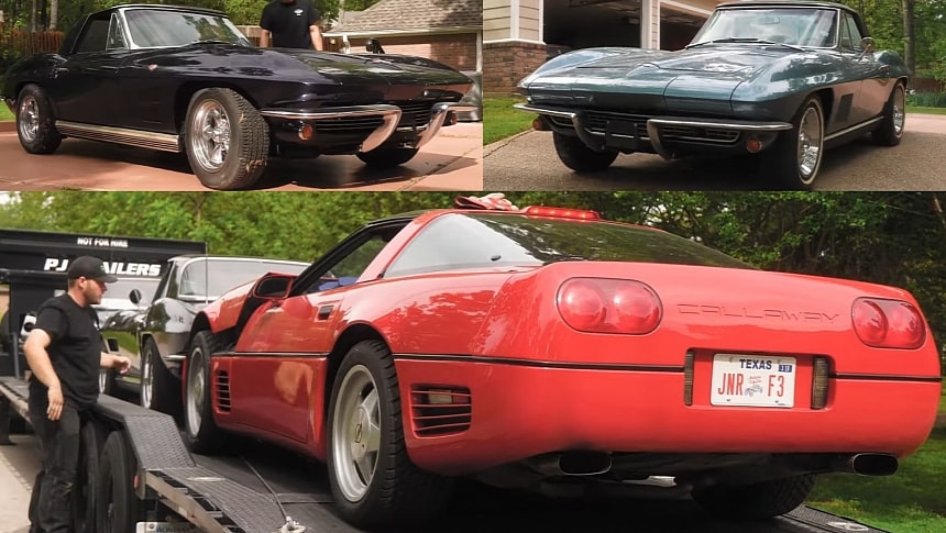 Three Corvette garage find