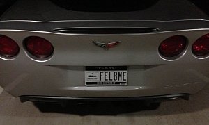 Corvette Vanity Plate Talks Dirty in Texas