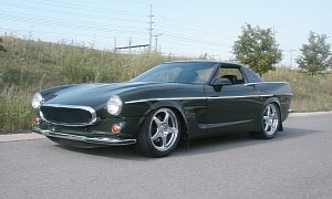 Corvette With Volvo P1800 Bits and Bobs Looks Neat