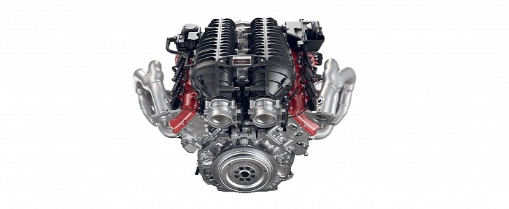 LT6 V8 motor of the 2023 Chevrolet Corvette Z06
