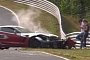 Corvette Z06 Ruined in Nurburgring Crash, Driver and Girlfriend Camp on Track