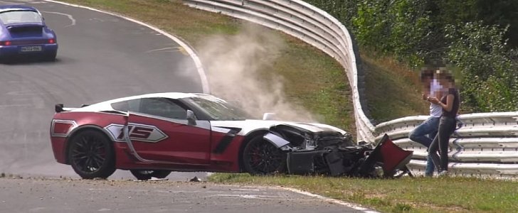 Corvette Z06 Ruined in Nurburgring Crash