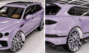 Cotton Candy Bentley Bentayga Holds a Special Place in the World of Brash Rendered Cars