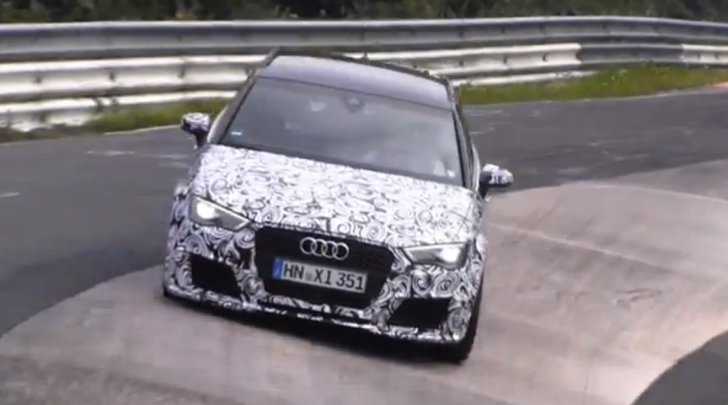 Audi RS3 testing
