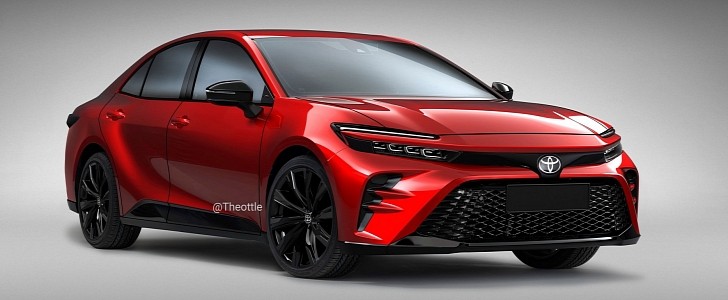 Theottle imagines a Toyota Camry based on the Crown Sport Concept