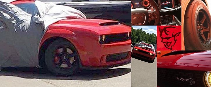 2018 Dodge Challenger SRT Demon spy photo (not confirmed)