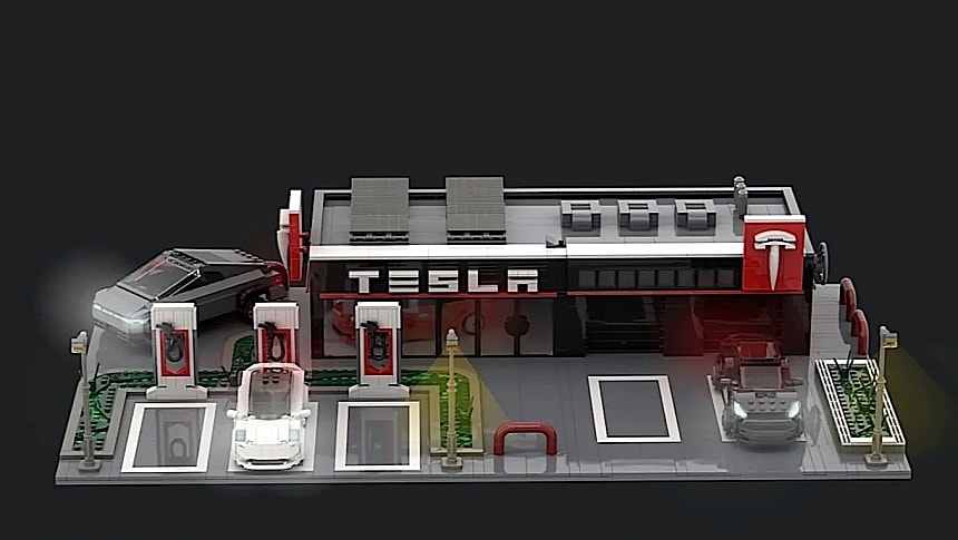 LEGO Ideas Tesla center