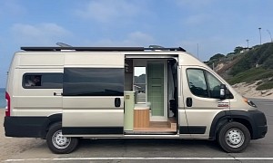 Couple Converts ProMaster Van Into a Lovely Tiny Home on Wheels
