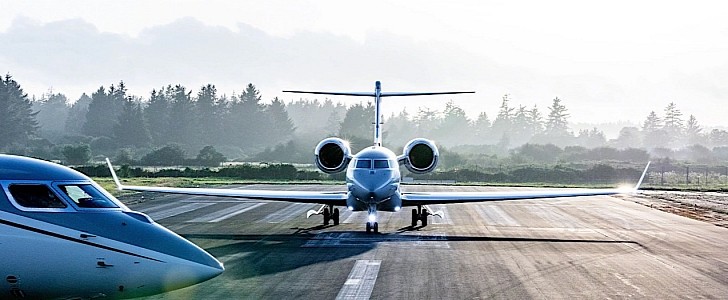 Two Gulfstreams set new city-pair records