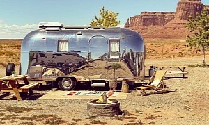 Couple Renovate 1965 Airstream Trailer, Turn It Into a Cozy Home on Wheels
