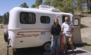 Couple Renovates Old Scamp Trailer, Turns It Into a Lovely Tiny Home
