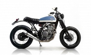 “Coyote” Is a Rugged Honda NX650 Dominator Dressed With Bultaco Apparel