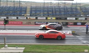 Coyote V8 Ford Mustang GT Drags ZL1 Chevy Camaro, Someone Gets a Nasty Surprise