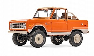 Coyote V8-Swapped 1968 Ford Bronco Combines Orange Paintwork With Ranger Striping