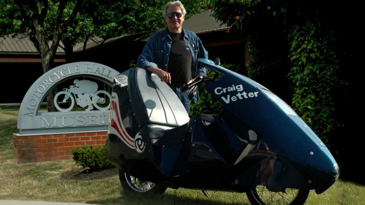 Craig Vetter and his Streamliner