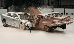 Crash Test Video: 2009 Malibu vs. 1959 Bel Air