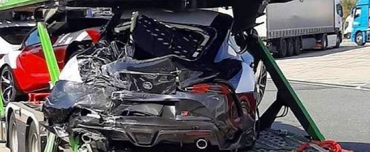 Crashed 2020 Toyota Supras