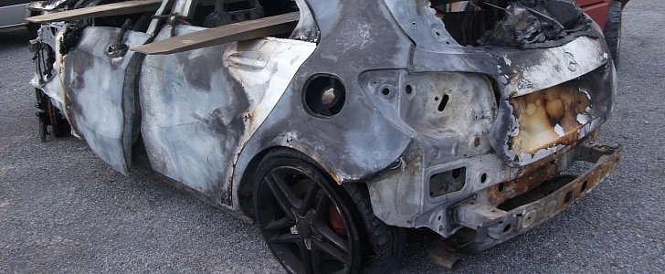 Crashed and Burned A45 AMG Selling for €9,500 in the Netherlands 