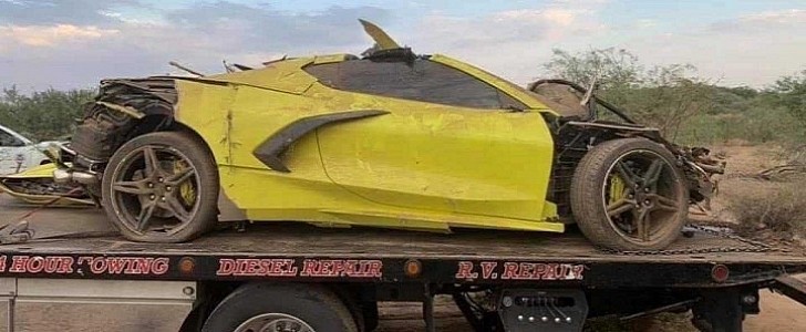 C8 Corvette crash in Arizona