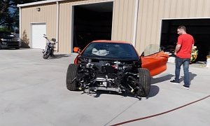 Crashed C8 Corvette Will Be Reborn With Turbo Rotary Engine Swap