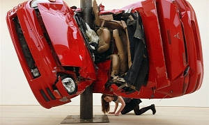 Crashed Cars Exhibition by Dirk Skreber Now In Milwaukee Art Museum