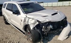 Crashed Dodge Durango SRT Hellcat Should Be Put to Sleep, but It’s for Sale