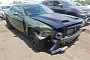 Crashed Dodge Hellcat Redeye With 1,571 Miles Looks Pitiful at Salvage Yard