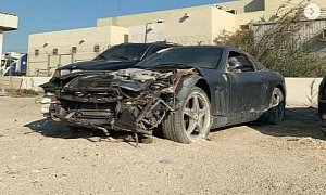 Crashed Ferrari 575M Maranello Abandoned in Bahrain Looks Depressing