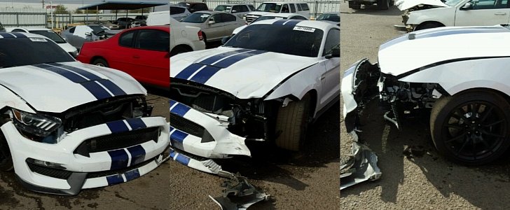 2016 Shelby GT350 crashed