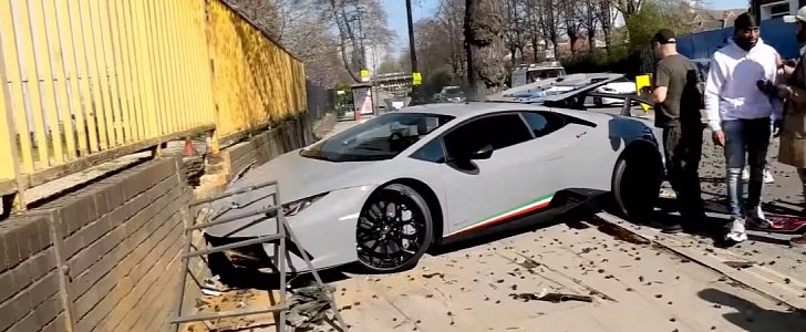 Crashed Lamborghini Huracan Performante Is Now For Sale For Parts
