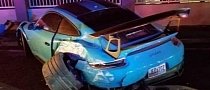 Crashed Porsche 911 GT2 RS Looks Depressing
