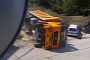 Crashing in Reverse: Dump Truck Tips Over in Russia