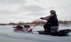 Travel to Your Babushka's House Through Any Landscape With This Russian ATV Cargo Sled