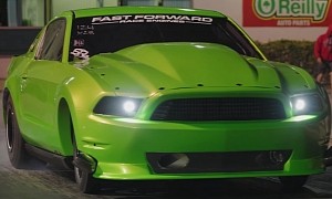 Crazy 2,000-HP Ford Mustang With Coyote Stock Block Covers 1/4 Mile in 6 sec at 213 MPH