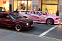 Crazy BMW E30 Challenges Pink Mustang to an Exhaust Sound Battle