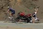 Crazy Crash with Bike Hitting 2 Cyclists