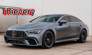 Crazy Deal: Someone Stole This 2020 Mercedes-AMG GT 63 4-Door Coupe for Half Its MSRP