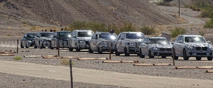 Crazy Death Valley Convoy Has BMW i3, M2 CS, X5 and the Rolls-Royce Cullinan