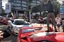 Crazy Ferrari F40 Driver Stands On His Car to Spot Other Supercars in Monaco