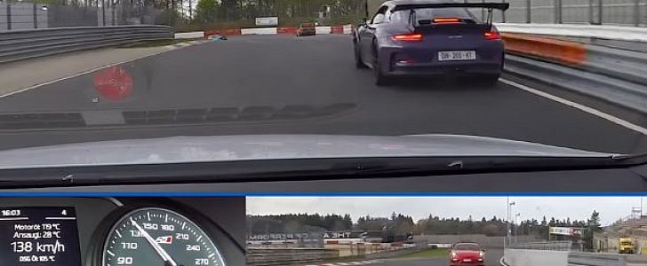 Leon Cupra Attacks Porsche 911 GT3 RS, Cayman GT4 in Nurburgring Frenzy