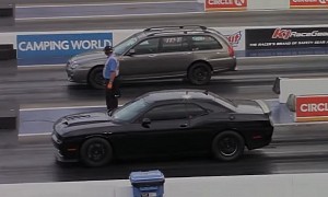 Crazy Supercharged Coyote-Swap MG ZT Drags Muscle Cars, Should’ve Stayed Put?