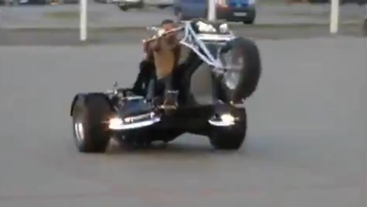 Crazy Trike Wheelies and Drifting