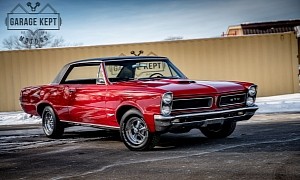 Crimson 1965 Pontiac GTO Looks Like Refreshed Low-Mile Muscle Car Excellence