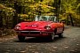 Crimson 1970 Jaguar E-Type Roadster a Stylishly Expensive Ode to Glorious Past