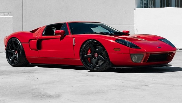 Ford GT stripe delete on ANRKY RS wheels by Wheels Boutique